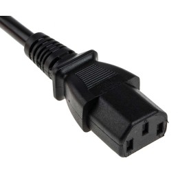 1 pcs - RS PRO IEC C13 Socket to IEC C14 Plug Power Cord, 500mm
