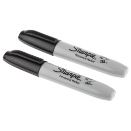 1 Box of 2 - Sharpie Black Marker Pen