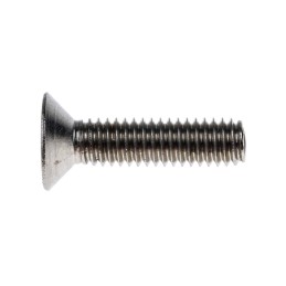 1 Box of 50 - RS PRO Plain Stainless Steel Hex Socket Countersunk Screw, DIN 7991, M4 x 16mm