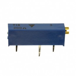 10 pcs : T18201KT10 - TRIMMER 200OHM 0.75W PC PIN SIDE