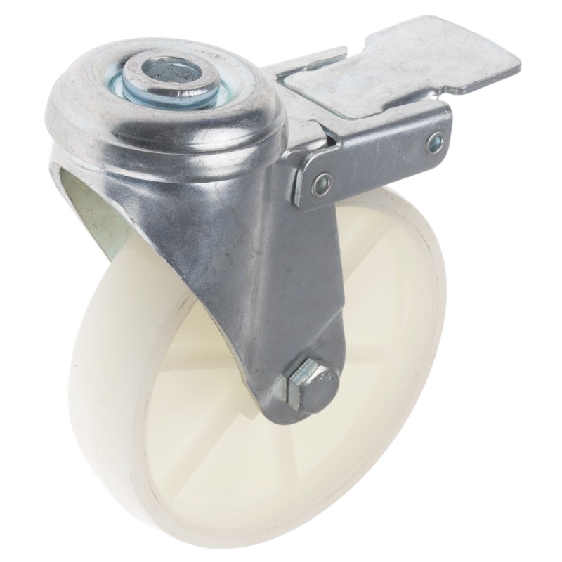 1 pcs - RS PRO Swivel Castor Wheel, 80kg Capacity, 100mm Wheel