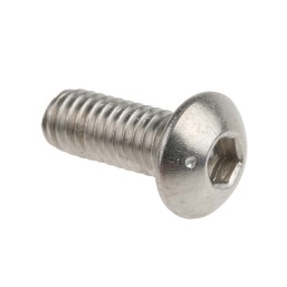 1 Box of 50 - RS PRO Plain Stainless Steel Hex Socket Button Screw, ISO 7380, M4 x 10mm