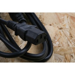 1 pcs - RS PRO IEC C13 Socket to IEC C14 Plug Power Cord, 1.5m