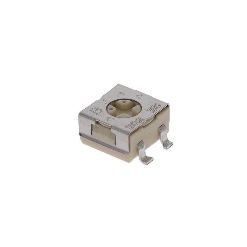 10 pcs : 3314G-2-202E - TRIMMER 2K OHM 0.25W GW TOP ADJ