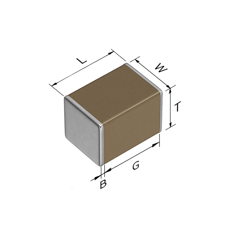 5 pcs - TDK 470nF Multilayer Ceramic Capacitor MLCC, 450V dc V, ±10% , SMD