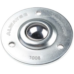 1 pcs - ALWAYSE Ball Transfer Unit with 25mm diameter Steel ball