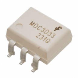 10 pcs : MOC3033SM - OPTOISOLATOR 4.17KV TRIAC 6SMD