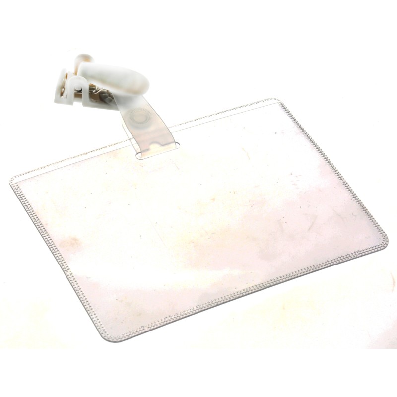 1 Box of 25 - Durable PVC Name Badge