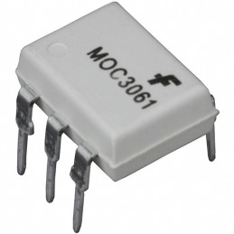 10 pcs : MOC3061M - OPTOISOLATOR 4.17KV TRIAC 6DIP