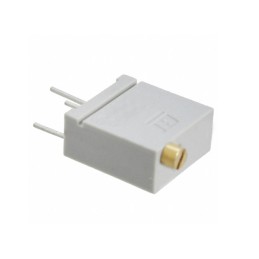 10 pcs : 67WR500KLF - TRIMMER 500K OHM 0.5W PC PIN TOP