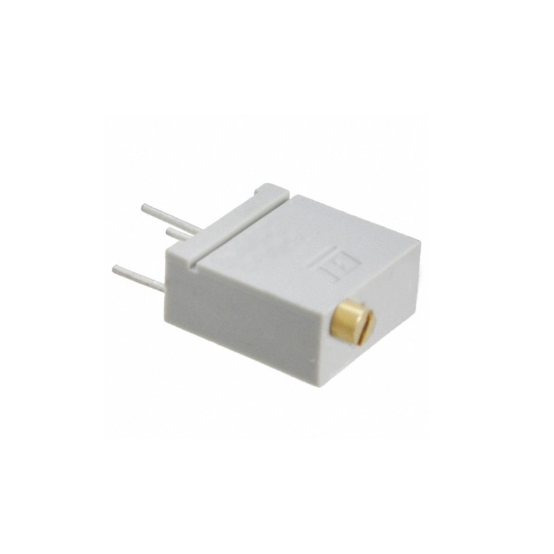 10 pcs : 67WR500KLF - TRIMMER 500K OHM 0.5W PC PIN TOP