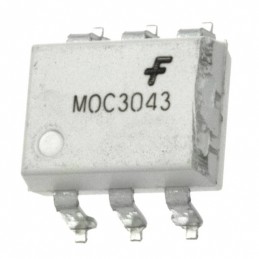 10 pcs : MOC3043SM - OPTOISOLATOR 4.17KV TRIAC 6SMD
