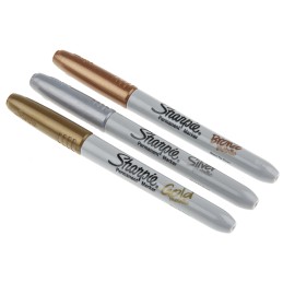 1 Box of 3 - Sharpie Fine Tip Assorted Marker Pen