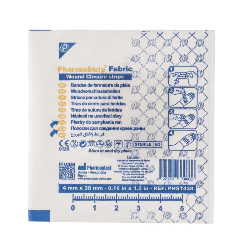 1 Box of 5 - RS PRO White Steristrip, 8 Per Package