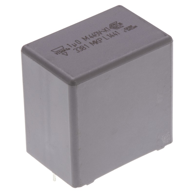 5 pcs - Vishay MKP 338 Polypropylene Film Capacitor, 440V ac, ±20%, 1μF, Through Hole