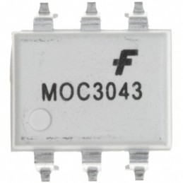 10 pcs : MOC3043SR2M - OPTOISOLATOR 4.17KV TRIAC 6SMD