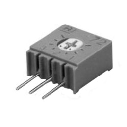 10 pcs : 72PR10KLFTB - TRIMMER 10K OHM 0.5W PC PIN TOP