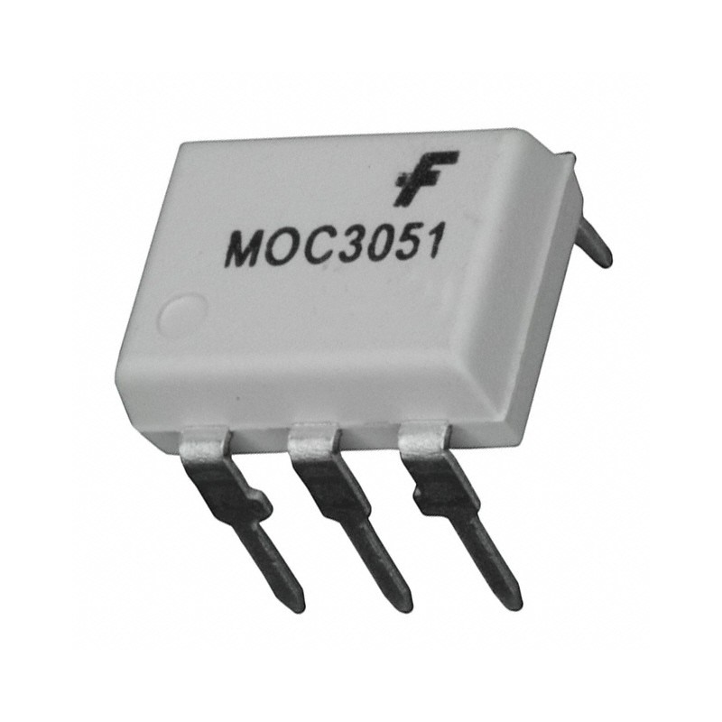 10 pcs : MOC3051M - OPTOISOLATOR 4.17KV TRIAC 6DIP