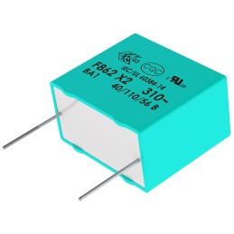 5 pcs - KEMET F862 Metallised Polypropylene Film Capacitor, 310V ac, ±10%, 4.7μF, Through Hole