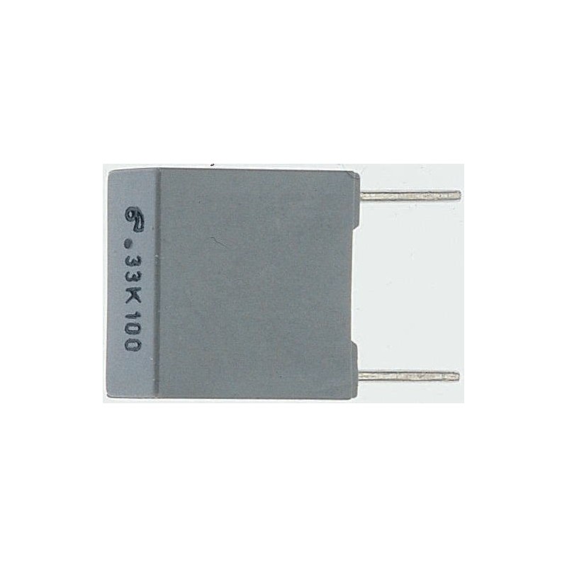 5 pcs - Panasonic ECQUA Polypropylene Film Capacitor, 275V ac, ±20%, 330nF, Through Hole