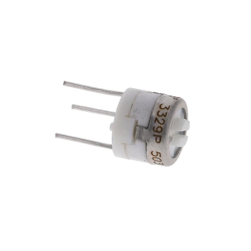 10 pcs : 3329P-DK9-503LF - TRIMMER 50K OHM 0.5W PC PIN TOP