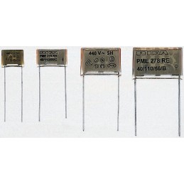 5 pcs - KEMET PME278 Paper Capacitor, 440V ac, ±20%, 4.7nF, Through Hole