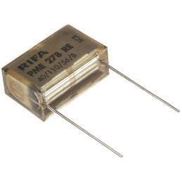5 pcs - KEMET PME278 Paper Capacitor, 440V ac, ±20%, 100nF, Through Hole