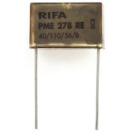 5 pcs - KEMET PME278 Paper Capacitor, 440V ac, ±20%, 100nF, Through Hole