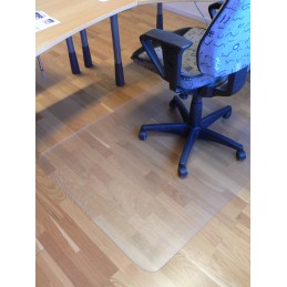 1 pcs - Coba Europe Clear Carpet Square Office Chair Mat x 1.2m, 1.5m x 1.8mm