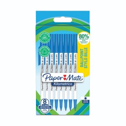 1 pcs - Paper Mate Blue Ball Point Pen, Medium Tip Size