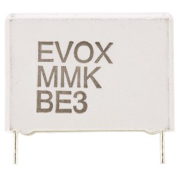 5 pcs - KEMET MMK Polyester Film Capacitor, 40 V ac, 63 V dc, ±5%, 10μF, Through Hole