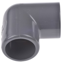 1 Pack of 2 - Georg Fischer 90° Elbow PVC Pipe Fitting, 1/2in
