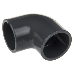 1 Pack of 2 - Georg Fischer 90° Elbow PVC Pipe Fitting, 32mm