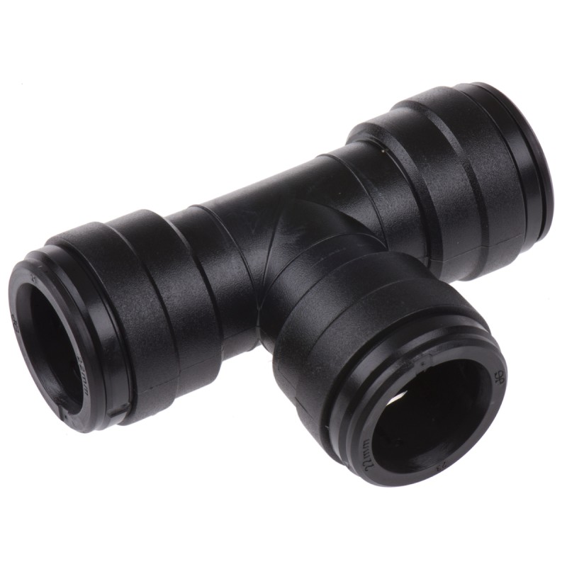 1 Pack of 3 - JG Speedfit Equal Tee PVC Pipe Fitting, 22mm