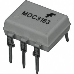 10 pcs : MOC3163M - OPTOISOLATOR 4.17KV TRIAC 6DIP