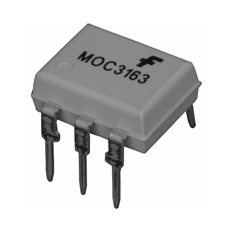 10 pcs : MOC3163M - OPTOISOLATOR 4.17KV TRIAC 6DIP