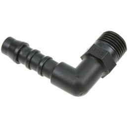 1 Pack of 5 - RS PRO Hose Connector, Elbow Hose Tail Adaptor, R 1/8in 6mm ID