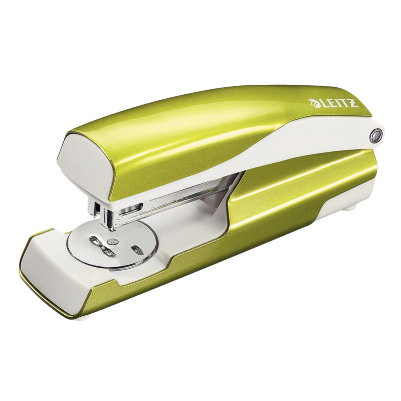 1 pcs - Leitz NeXXt Series WOW Half Strip Stapler, 30 Sheet Capacity, 24/6 mm, 26/6 mm, Leitz Power Performance P3 Staple Size