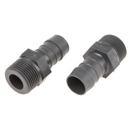 1 Pack of 5 - RS PRO Hose Connector, Straight Hose Tail Adaptor, BSP 3/4in 19mm ID