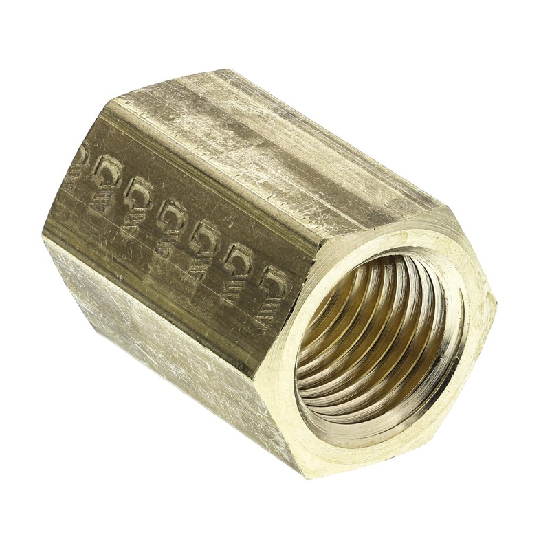 1 Pack of 5 - Legris Brass Pipe Fitting, Straight Threaded Coupler, Female G 1/4in to Female G 1/4in