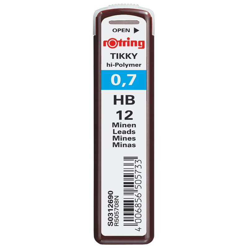 1 pcs - Rotring HB Refill, 0.7mm