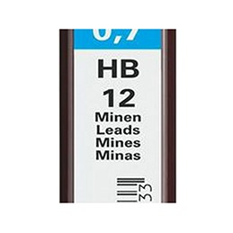 1 pcs - Rotring HB Refill, 0.7mm