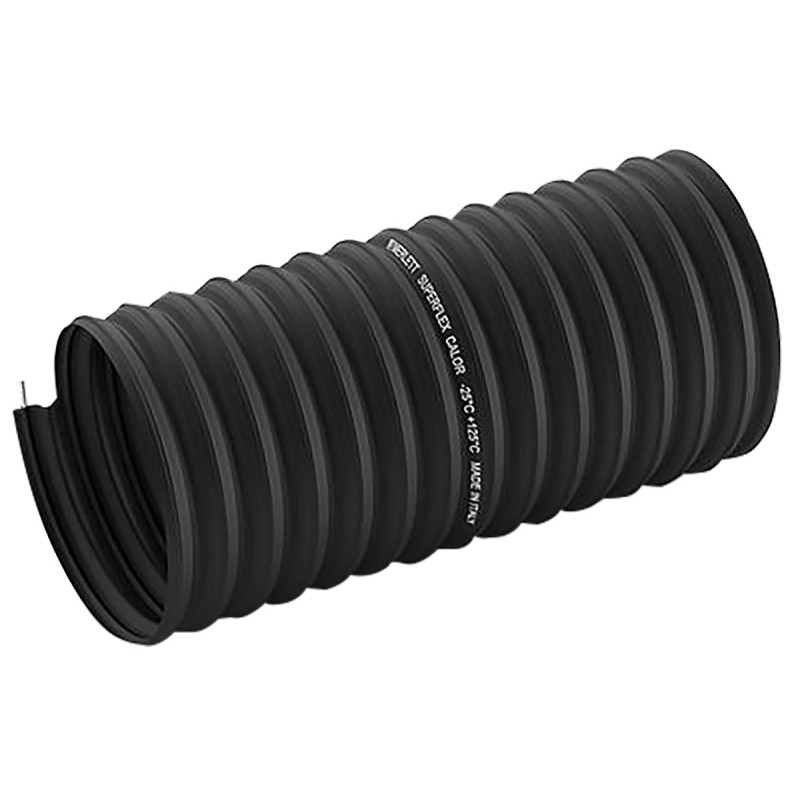 1 pcs - Contitech Black TPE Reinforced Flexible Ducting, 10m, 150mm Bend Radius