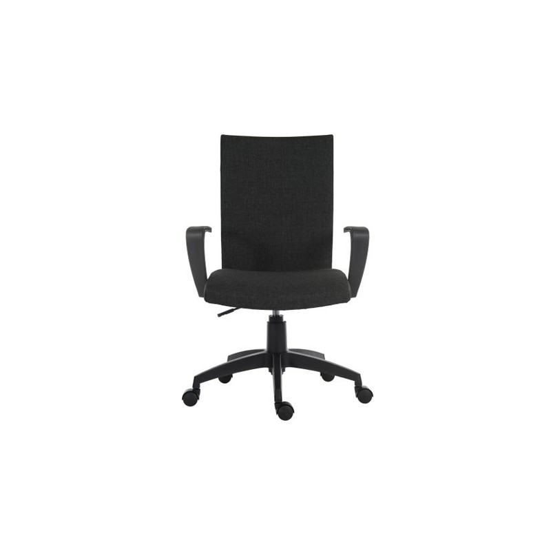 1 pcs - RS PRO Black Fabric Executive Chair, 120kg Weight Capacity
