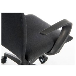 1 pcs - RS PRO Black Fabric Executive Chair, 120kg Weight Capacity