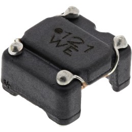 5 pcs - Wurth, WE-SL5 SMD Common Mode Line Filter with a Ferrite Core, 120 μH ±40% Sectional Winding 2.5A Idc