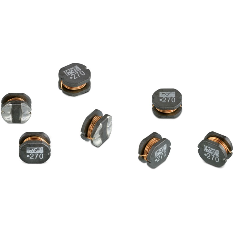 5 pcs - Wurth, WE-PD2, 3521 Unshielded Wire-wound SMD Inductor 22 μH ±20% Unshielded 530mA Idc