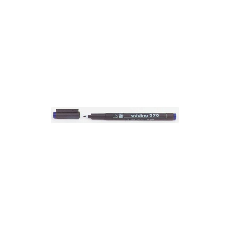 1 pcs - Edding Extra Fine Tip Blue Marker Pen