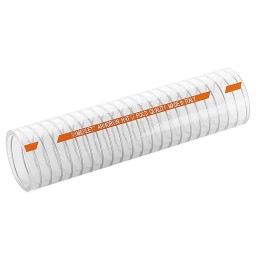 1 pcs - Merlett Plastics Armorvin T Hose Pipe, PVC, 50mm ID, 61mm OD, Clear, 5m