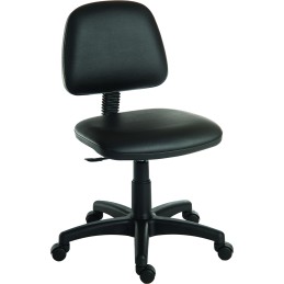 1 pcs - RS PRO Black Polyurethane Lab Chair, 90kg Weight Capacity